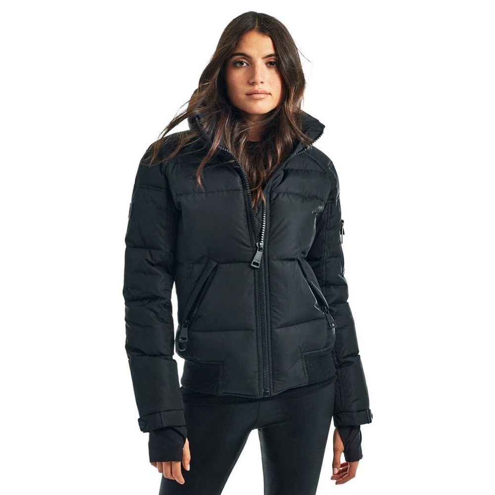 SAM. Women's Black Bomber Jacket